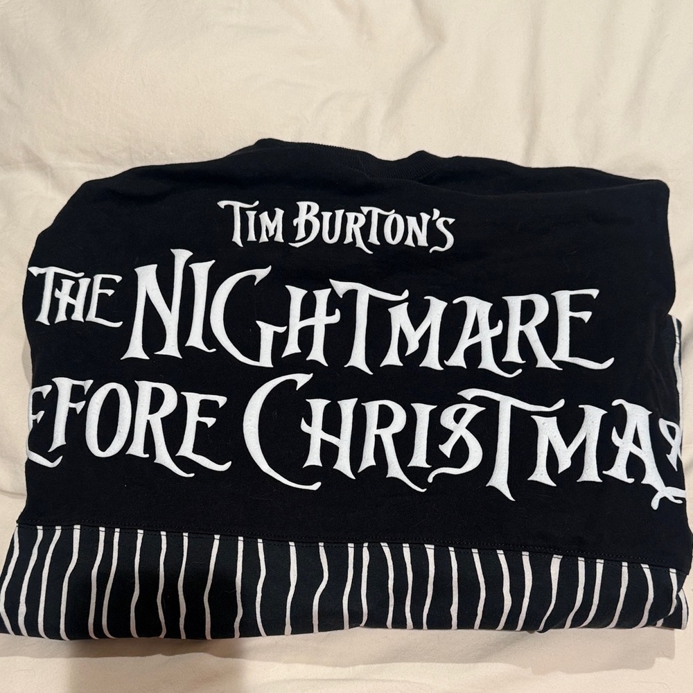 Tim Burton's The Nightmare Before Christmas Black SPIRIT JERSEY
